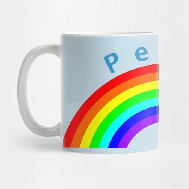 Spread Peace and Rainbows Graphic by ellenhenryart